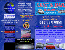 Tablet Screenshot of dentandhailspecialists.com